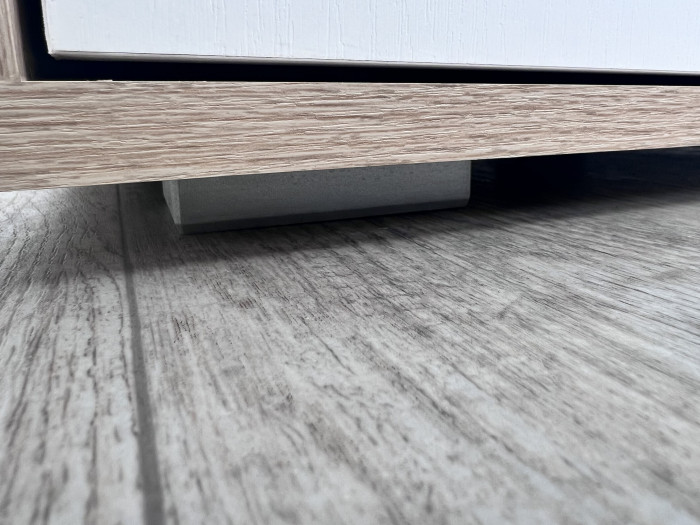 Компьютерный стол Квартет-9, Дуб крафт табачный/Дуб крафт белый