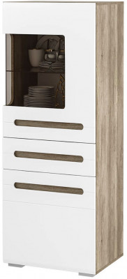 Спальня "Наоми" ШК-24 дуб каньон/белый глянец МF07