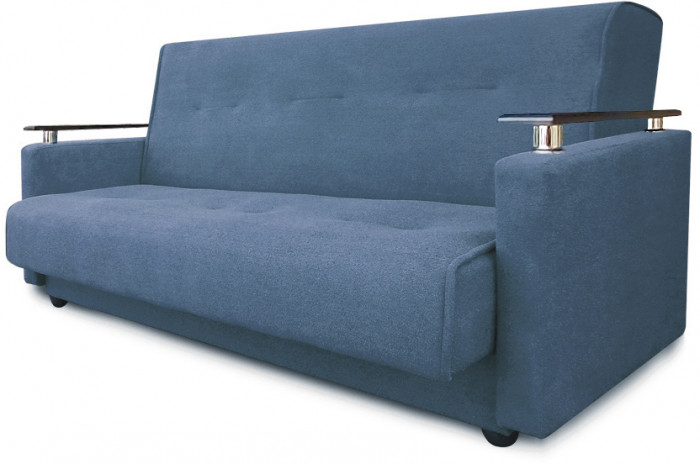 Диван-книжка Милан Люкс, 120х190, серый