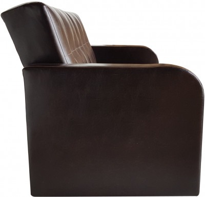 Диван Оксфорд кожаный, темно-коричневый