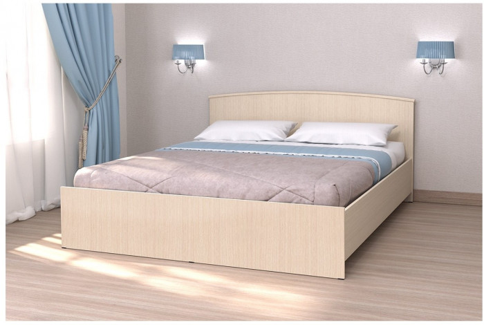 Кровать арт.032, низкий щиток, 160 (Дуб белфорт)