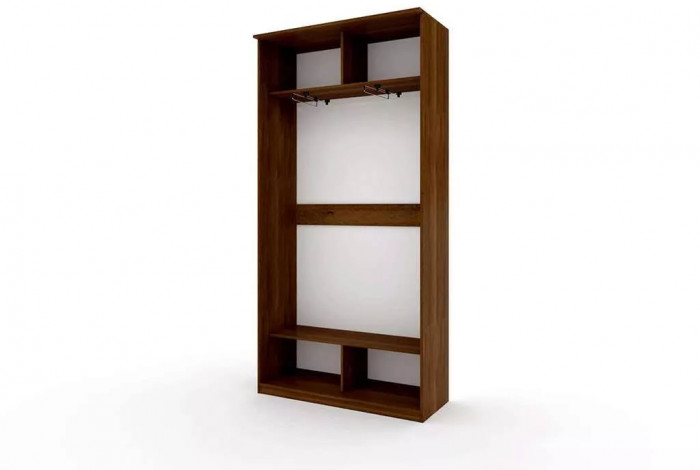 Шкаф купе Модерн 1190х450 2-х дверный зеркальный с пескоструем №1 венге