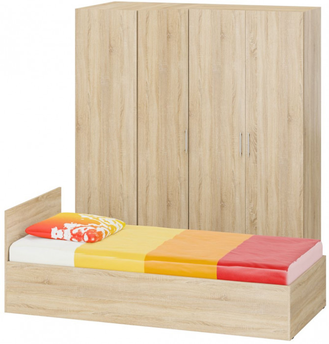 Спальня Стандарт 2-0900, дуб сонома