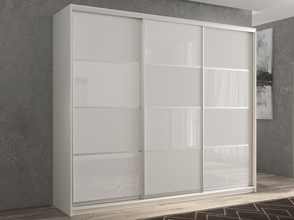 Шкаф-купе Кааппи 14 Белый Бриллиант 240х60х230 см