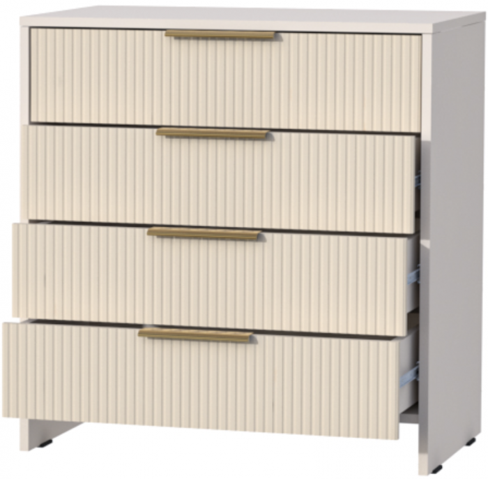 Комод 4 ящика Кэт-3, Кашемир/Тирамису матовый