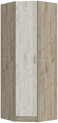 ГАРМОНИЯ ШУ 601 М шкаф угловой (0,78х2,2х0,78) дуб крафт белый/дуб крафт серый