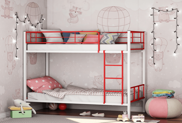 Двухъярусная кровать Севилья-2.01 комби (Голубой, Белый)