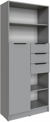 Стеллаж Мадрид (0,8), Камень серый