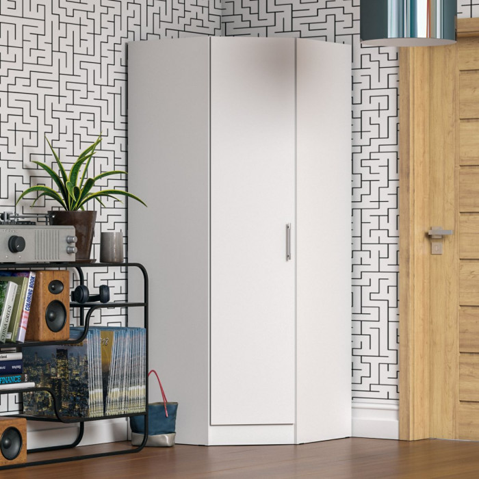 Стандарт угловой шкаф, белый