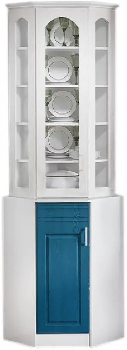 Буфет Констанция угловой (Белый матовый)