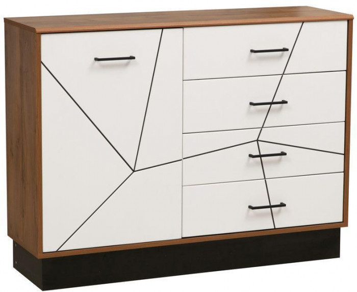 Комод Гамма 54.08 Белый/Таксония