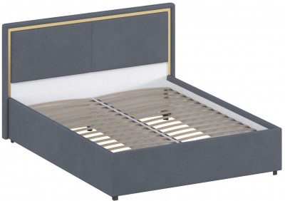 Кровать 160 с настилом из ламелей КР-431-М, Микровелюр Zeekr-87