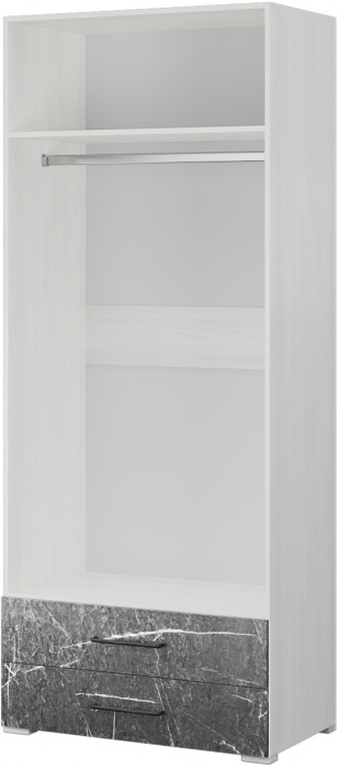 Модульная спальня "Теана", набор 2, Крафт серый/МДФ светло-серый