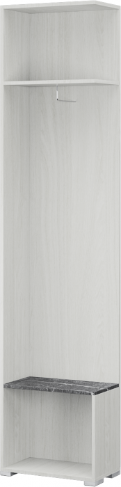 Модульная спальня "Теана", набор 2, Крафт серый/МДФ светло-серый