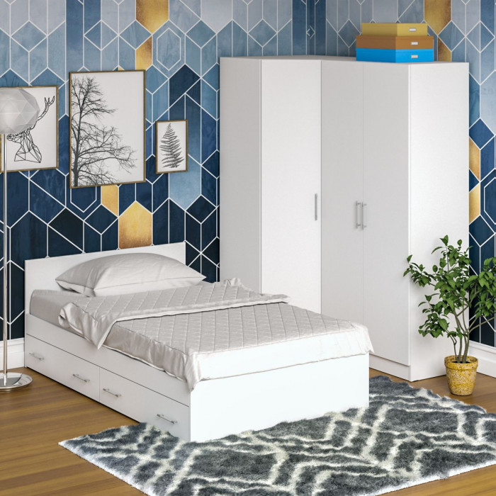 Спальня Стандарт 2-1200Я, белый