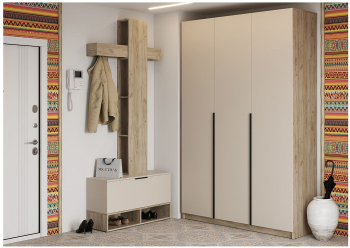 БОХО Шкаф комбинированный ШК-004 трехстворчатый