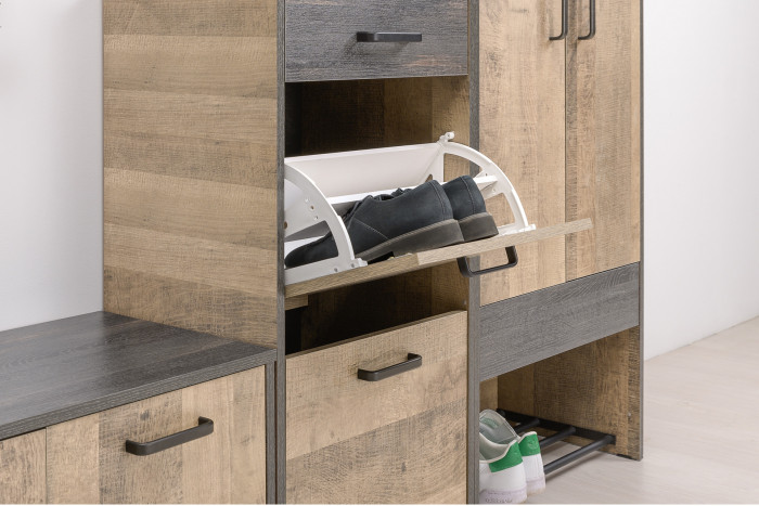 Трувор 13.241.06 Тумба для обуви, дуб гранж песочный/интра