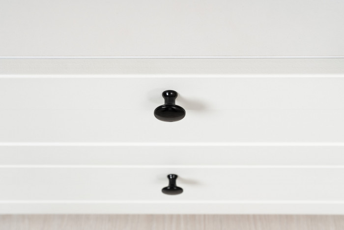 Остин 11.53 Кровать + ортопед + 13.227 Шкаф-пенал + 16.47 Тумба под ТВ, белый шагрень/дуб крафт золотой