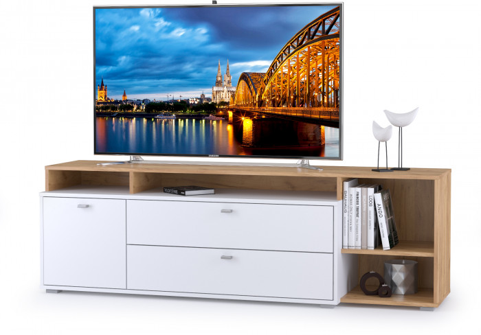 Бэль № 01, цвет дуб крафт золотой/белый премиум, ШхГхВ 171х43х180 см., НЕ универсальная сборка