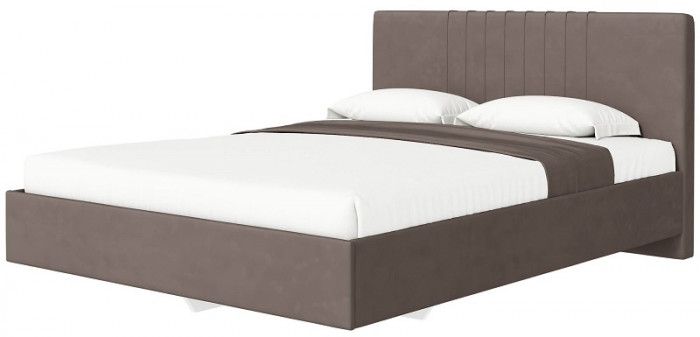Кровать с латами Соло 160*200, Коричневый