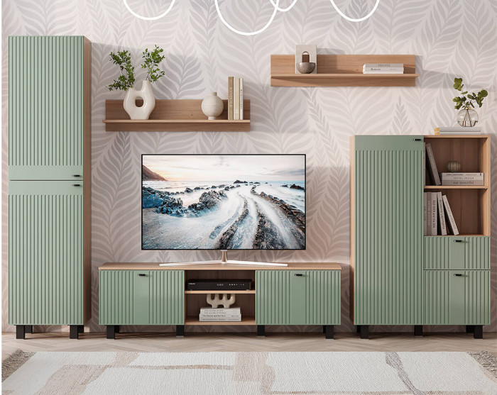 Шкаф Олива ШК-16, Дуб каньон, МФ12