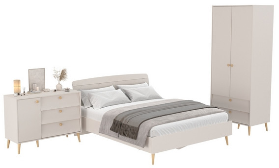 Афина Спальня 04-1600, кашемир серый