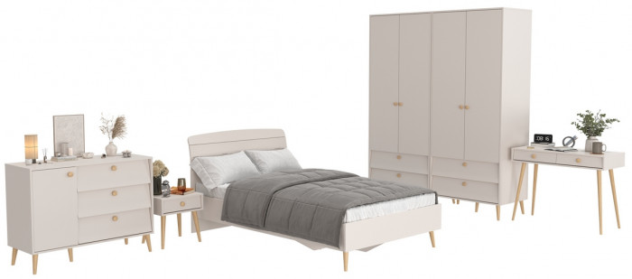 Афина Спальня 38-1200, кашемир серый