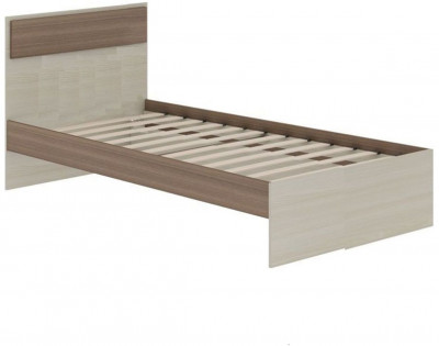 NEXT 71 Кровать односпальная 800 Ясень Шимо темный / Ясень Шимо светлый