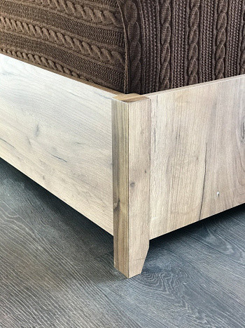 Кровать с ортопедическим основанием (металл) Nature 306 Люкс 180х200, крафт