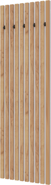 Модульная прихожая Кано, набор 1, Белый/Крафт золотой