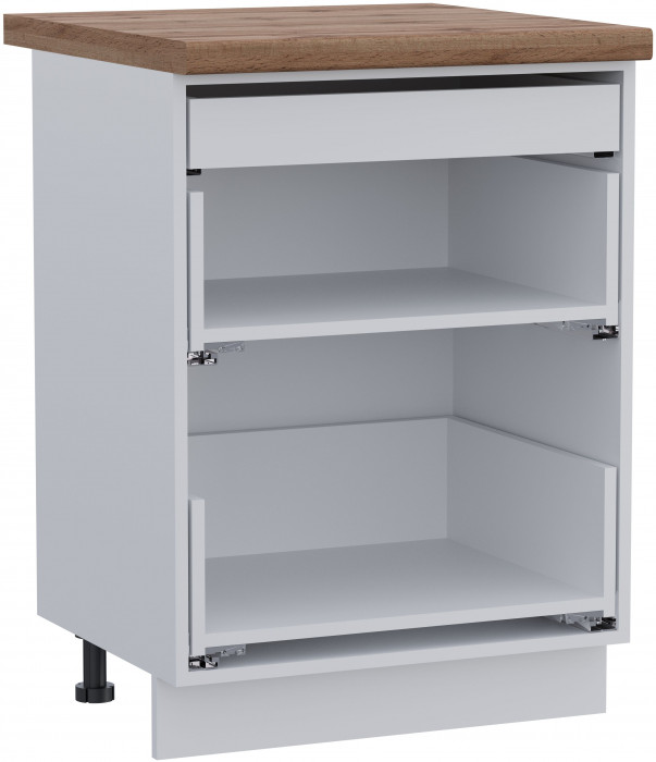 КГ ШН2Я 600 + внутр.ящ 600 Крем/Белый гладкий Арника РМ