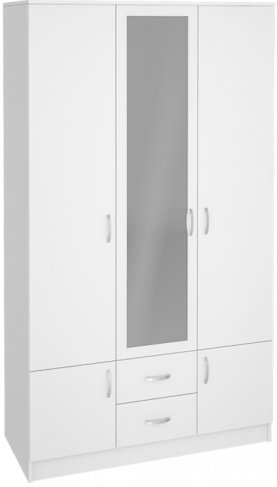 Шкаф трехстворчатый Ронда ШК-3, белый