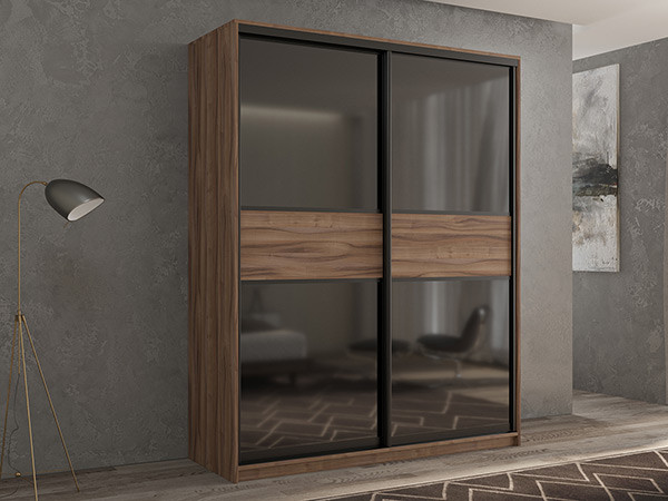 Шкаф-купе Кааппи 12 Орех Тьеполло 140х45х230 см