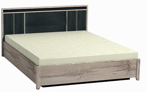 Кровать с ортопедическим основанием (металл) Натуре 308 Люкс 140х200, гаскон