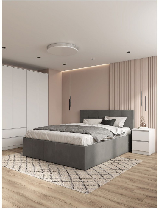 Кровать Лана 140, Синий софт