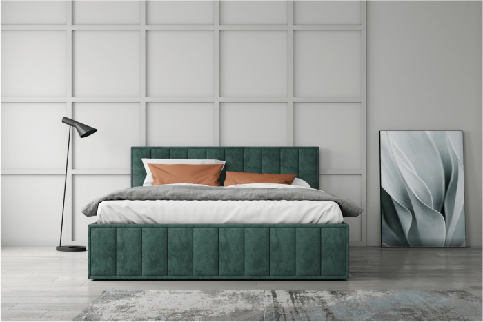 Кровать Лана 140, Синий софт