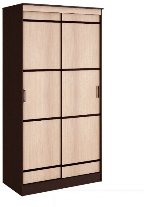 Шкаф-купе двухдверный Сакура, венге/лоредо