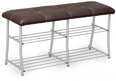 Обувница МС-7 белое золото/умбер