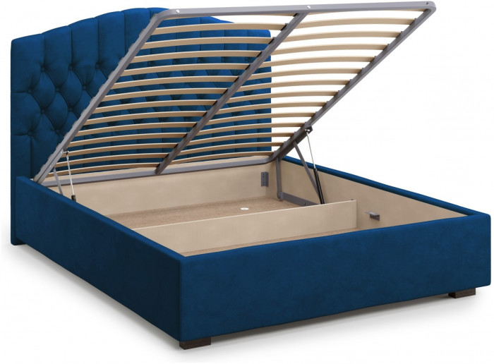 Кровать Lugano 160 с подъемным механизмом, Velutto 26