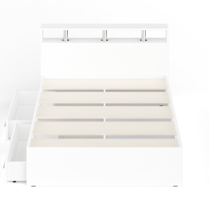 Камелия Кровать с ящиками 1400, белый