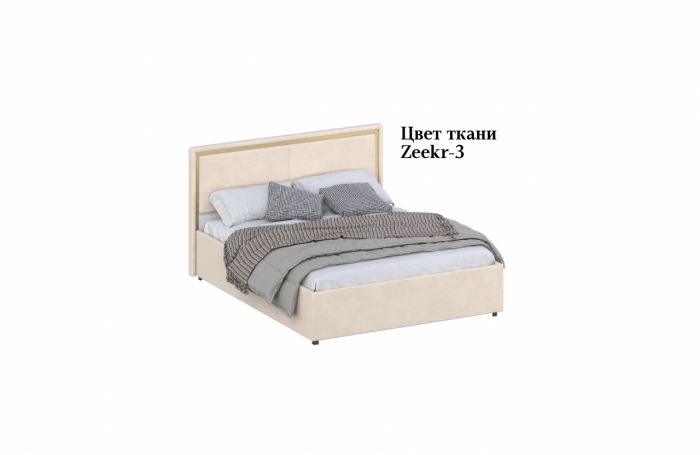 Кровать 140 с ортопед. основанием КР-431-М-14, Микровелюр-3