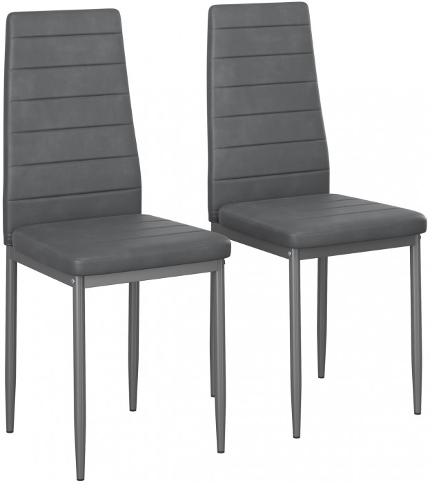 Два стула Мебель--24 A-117, серый