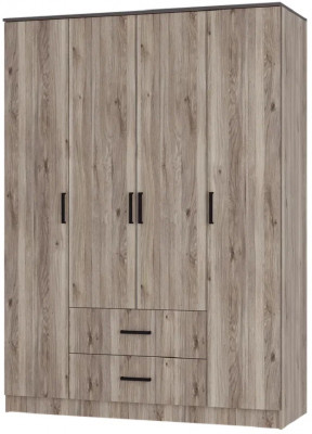 Шкаф 4-х створчатый Титан, Дуб смоки