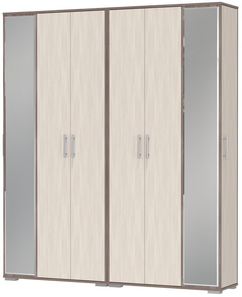 Две прихожих Домино-мини 2-3421бод.тем/св, бодега тёмный/бодега светлый