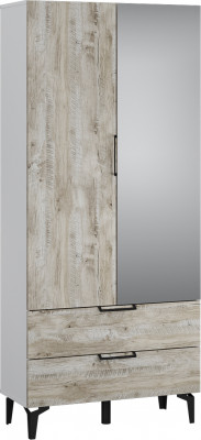 Чикаго Шкаф универсальный ЧШ-30, Дуб юкон/Белый