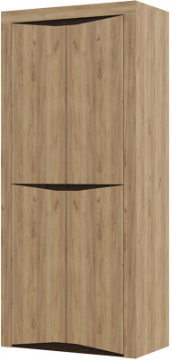 Спальня "Паола" ШК 701 (972х2200х532 мм) дуб крафт золото