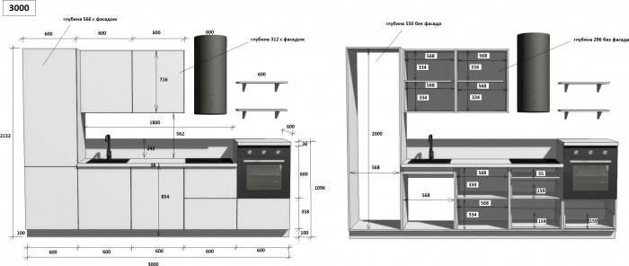 КГ 3000 ПВХ, Белый софт матовый Арника РМ в.11