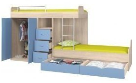 Дельта-18.04.02 Детская двухъярусная кровать