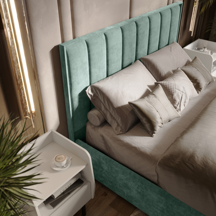 Кровать с подъемным механизмом Мирабель КР-16 (1,6м), Эвкалипт