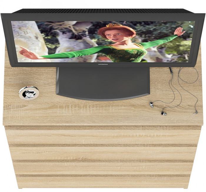 Мори Комод МК800.4, цвет дуб сонома, ШхГхВ 80,4х41х94 см.